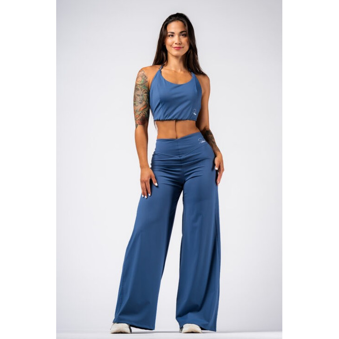 Топ Deni x NEBBIA Sports Crop Tank Blue 309