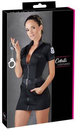 Костюм полицейской Cottelli Collection Police Dress для ролевых игр, S