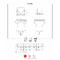 Комплект з поясом для панчох Obsessive 810-SEG-1 3 шт set black L/XL