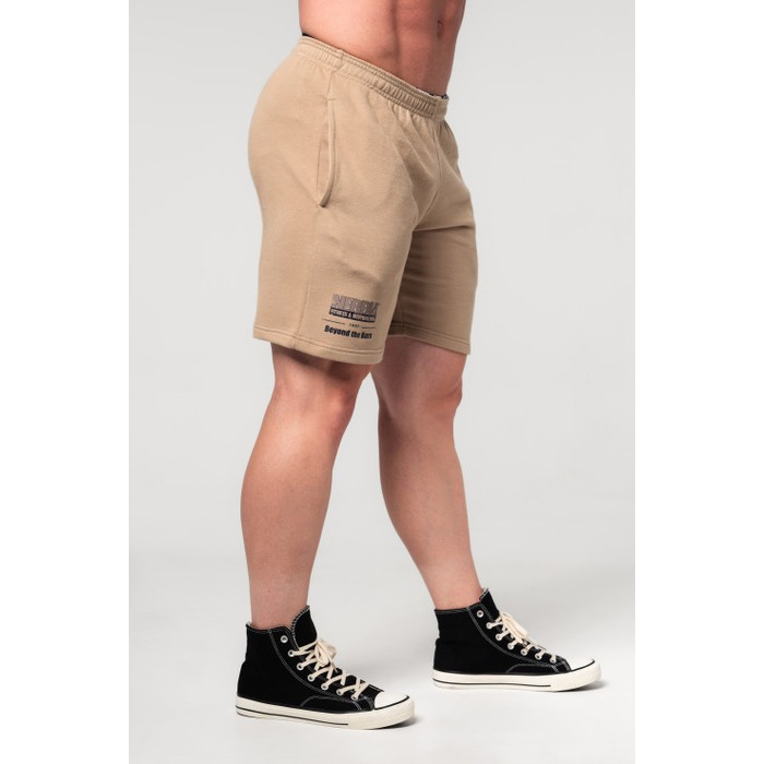 Шорти Nebbia Gym Sweatshorts GYM BRO Light Brown 352