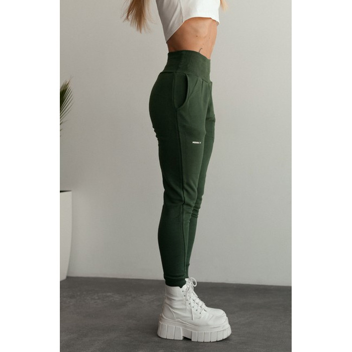 Штани High-Waist Loose Fit Sweatpants 'Feeling Good' 409 Dark Green