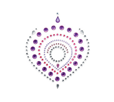 Прикраси для грудей та бікіні FLAMBOYANT зі стразами рожево-фіолетовий