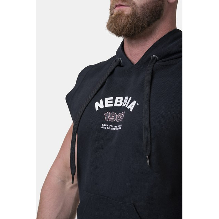 Безрукавка Nebbia Golden Era Hoodie Ragtop Black 197