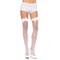 Панчохи з бантиком Leg Avenue Sheer Thigh Highs, білі, O/S