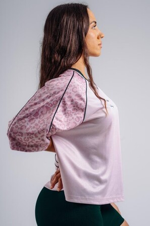 Футболка Nebbia Oversized T-Shirt '97 PRIMAL Pink Leopard 862