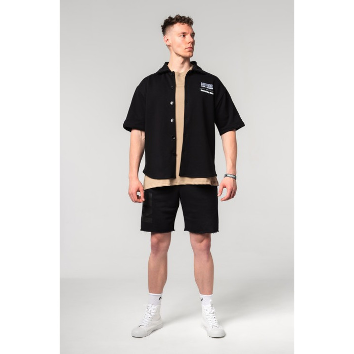 Сорочка Nebbia Oversized Shirt 90s THROWBACK Black 350