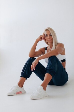 Штани NEBBIA SPORTS DROP CROTCH PANTS 529 Blue