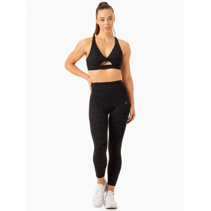 Топ Transform Twist Sports Bra - Black Zebra