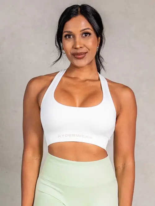 Топ Ryderwear NRG Seamless Scoop Neck Sports Bra - White