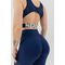 Топ Nebbia Cropped tank top GYM THERAPY Dark Blue 618 Blue Dark