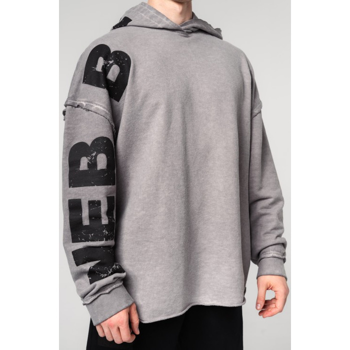 Худі Nebbia Washed-off Oversized Pullover Hoodie NO BS Light Grey 371