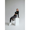 ТОП Nebbia LONG SLEEVE THUMBHOLE SPORTY CROP TOP BLACK 585