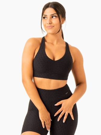 Топ Optic V-Neck Sports Bra - Black