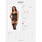 Комплект корсет з трусиками Obsessive 860-COR-1 чорний, S/M