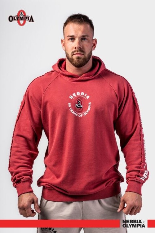 Худі Nebbia Washed Hoodie HERITAGE Red  793