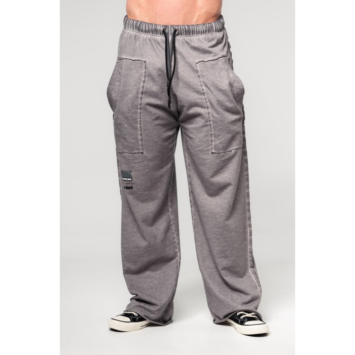 Штани Nebbia Washed-off Gym Sweatpants NO SHORTCUTS Light Grey 372