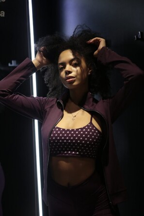 Топ Nebbia 'NS' FITNESS BRA 647 Bordo