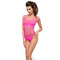 Боди с декоративным плетением BS035 pink