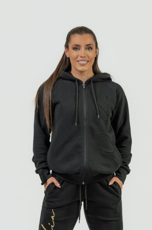 Худі Nebbia Women's Classic Zip-Up Hoodie INTENSE Signature Black 845