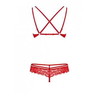Комплект Obsessive 860-SET-3 2 pcs set red L / XL