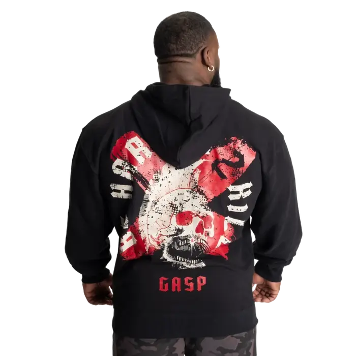 Чоловіча толстовка на блискавці GASP HTK Classic Hoodie 221018 Black