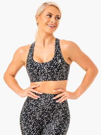 Топ Ryderwear Reform Sports Bra - Black Speckle