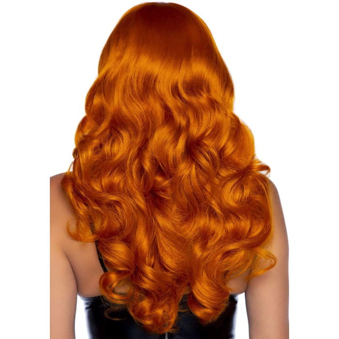 Довга хвиляста перука Leg Avenue руда, 60 см