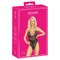 Боді Kissable Body Lace чорний ажурний з відкритими плечима S/M