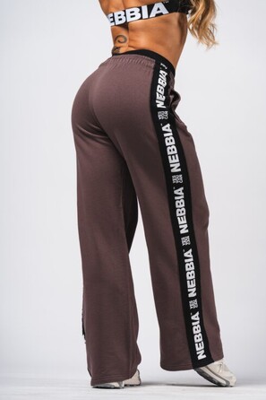 Штани Nebbia Straight Leg Sweatpants URBAN Dark Brown 490