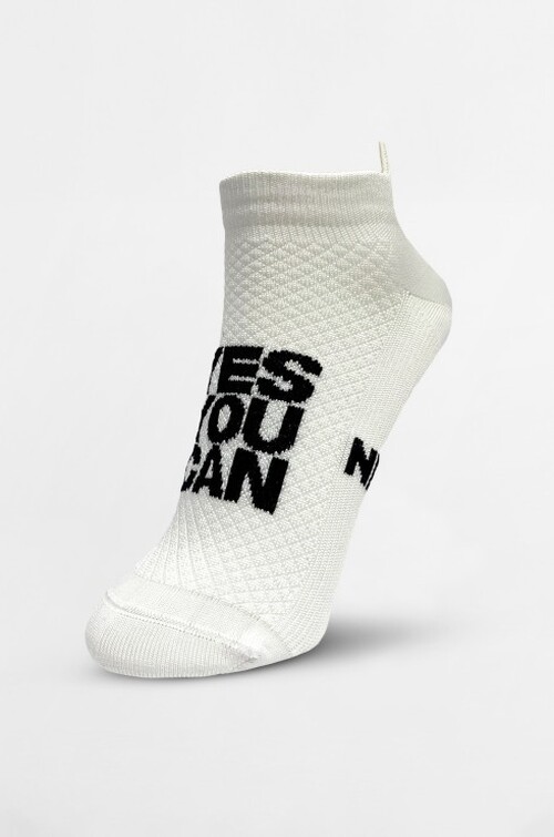 Носки NEBBIA 'HI-TECH' Ankle Socks YES YOU CAN White 122