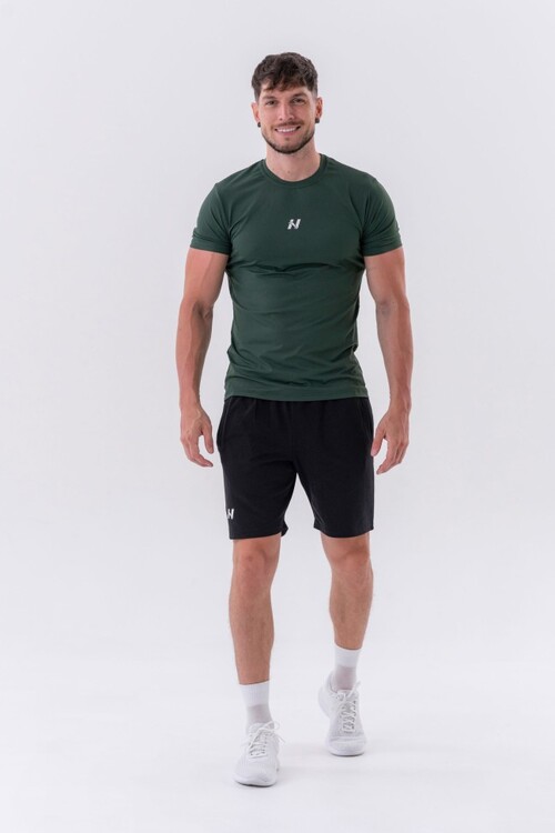 Футболка Nebbia Classic T-shirt 'Reset” Dark Green 327