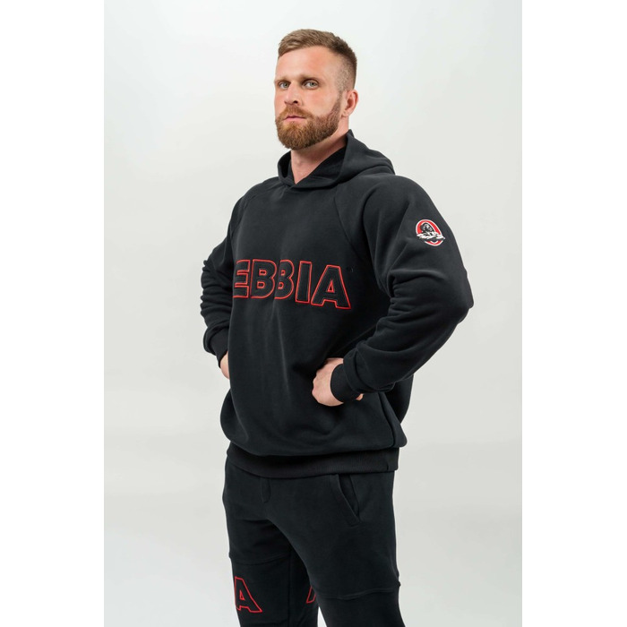 Худі Nebbia Long Pullover Hoodie LEGACY Black 704