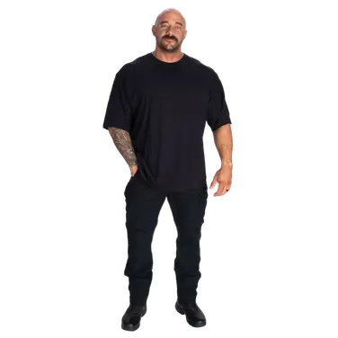 Футболка GASP HTK Slub Iron Tee 221117 Washed Black