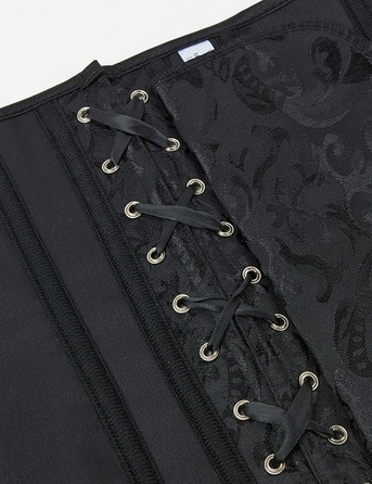 Корсет кружевной Star Night с трусиками в комплекте, черный, XL (без коробки)