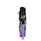 Чоботи Pleaser Adore-1020RC *7 дюймів на підборах, хромовані черевики на шнурівці 2 3/4 дюйма, з блискавкою збоку, чорні/різнокольорові