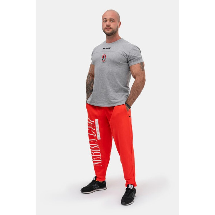 Спортивні штани Nebbia Beast Mode On iconic sweatpants Red 186