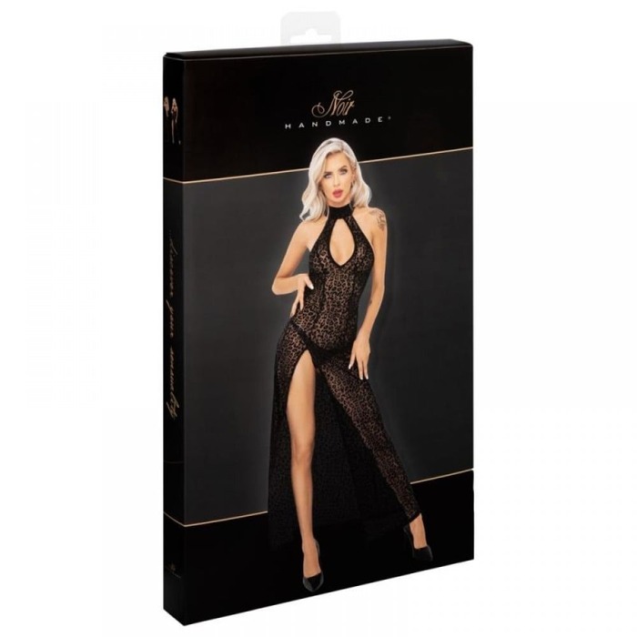 Сексуальное длинное леопардовое платье Noir Handmade F288 Noir Dress long - black - M