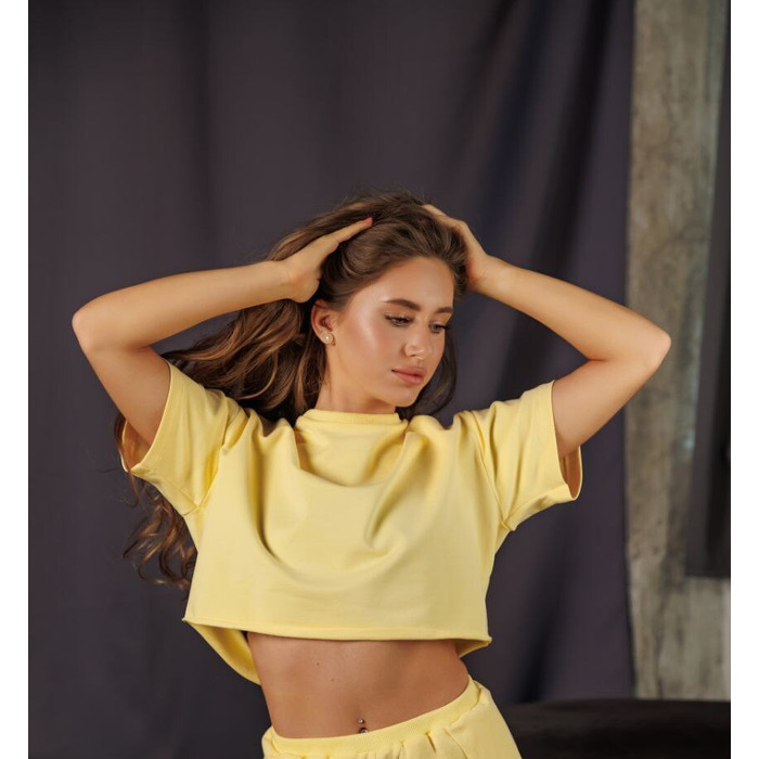 Кроп-топ оверсайз (cotton)