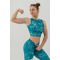 Топ Nebbia Crop tank top ROUGH GIRL Green 617