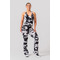 Комбінезон Nebbia Sculpting Flared Jumpsuit OWN THE GYM White Camo 397