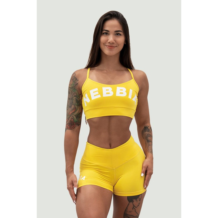 Топ Nebbia Light-Support Sports Bra GYM HERO Yellow 579