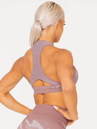 Топ Ryderwear Camo Seamless Sports Bra Purple