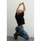 ЛЕГІНСИ Nebbia MID-WAIST OCEAN POWER LEGGINGS 566 Blue