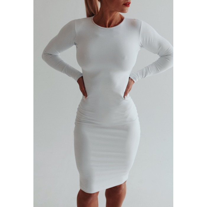 Плаття Fitzona PLAIN WHITE MID DRESS