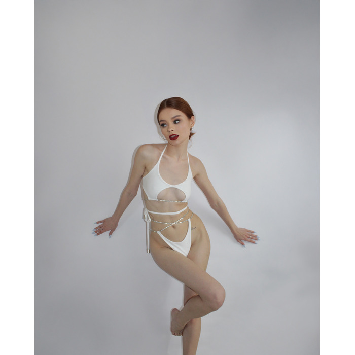 Шорти Venus Iconic Pearl для танців та пілону, з сяючою шнурівкою