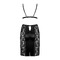 Комплект Obsessive Blanita (бюстгальтер та спідниця) Black L\LX