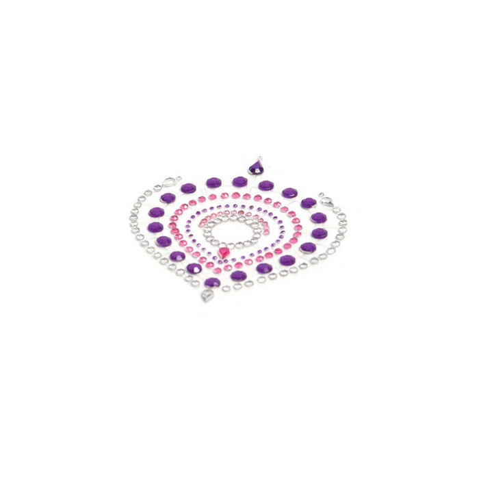 Прикраси для грудей та бікіні FLAMBOYANT зі стразами рожево-фіолетовий