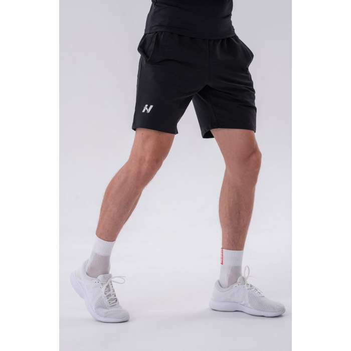 Шорти Relaxed-fit Shorts with Side Pockets BLACK 319