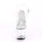 Босоножки Pleaser Unicorn-708RSH **Каблук Unicorn 7 дюймов, ремешок на щиколотке шириной 3 1/4 дюйма, каблук RS, прозрачные