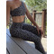 Леггинсы Ryderwear Adapt High Waisted Scrunch Leggings - Grey Leopard